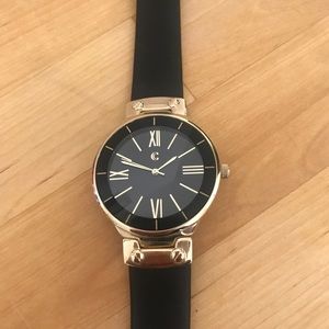 Black & Gold Charming Charlie Watch